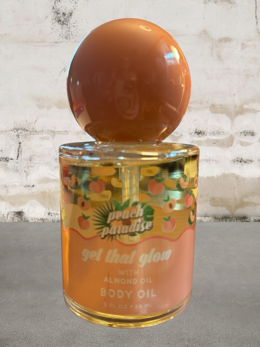 South Beach Get That Glow Peach Paradise Body Oil NEW